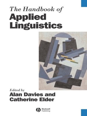 cover image of Handbook of Applied Linguistics